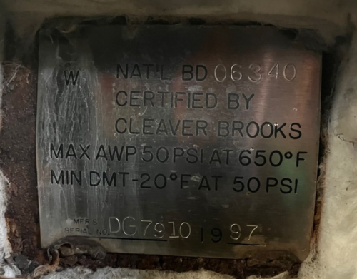 Cleaver-Brooks #DA-Tank, deaerator tank, 1997 - Image 3