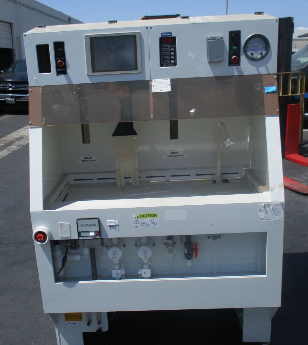 WPS #WPS-400PVC-C, semiconductor wet bench front & rear access batch chemical process system - Image 2