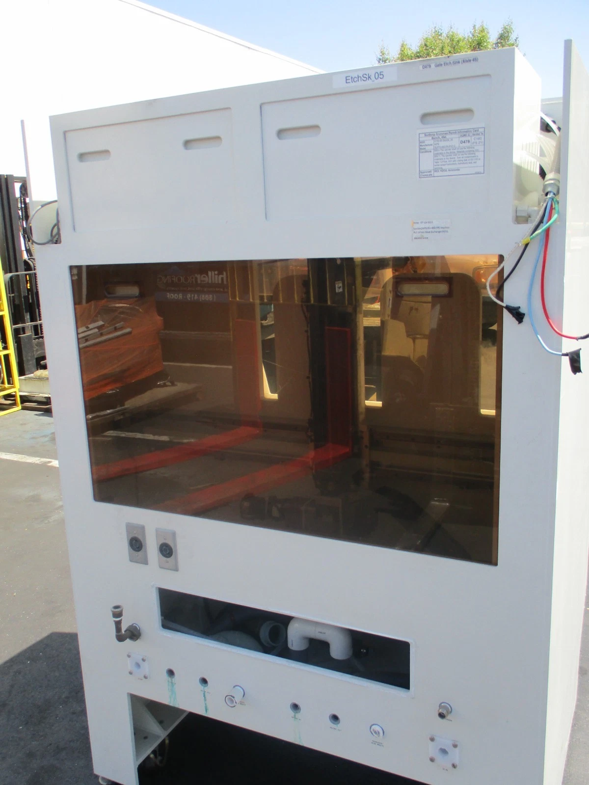WPS #WPS-400PVC-C, semiconductor wet bench front & rear access batch chemical process system - Image 8