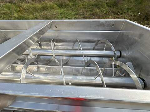 Rietz #RS-33-K5412, Stainless steel dual shaftr ribbon mixer, meat, 10000 lb., 50 HP - Image 4