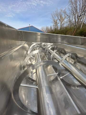 Rietz #RS-33-K5412, Stainless steel dual shaftr ribbon mixer, meat, 10000 lb., 50 HP - Image 5