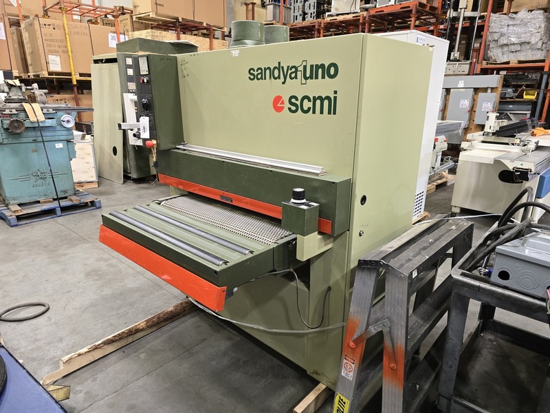 36" SCMI #UNO-RCS, 2 head wide belt sander, 10 HP - Image 3