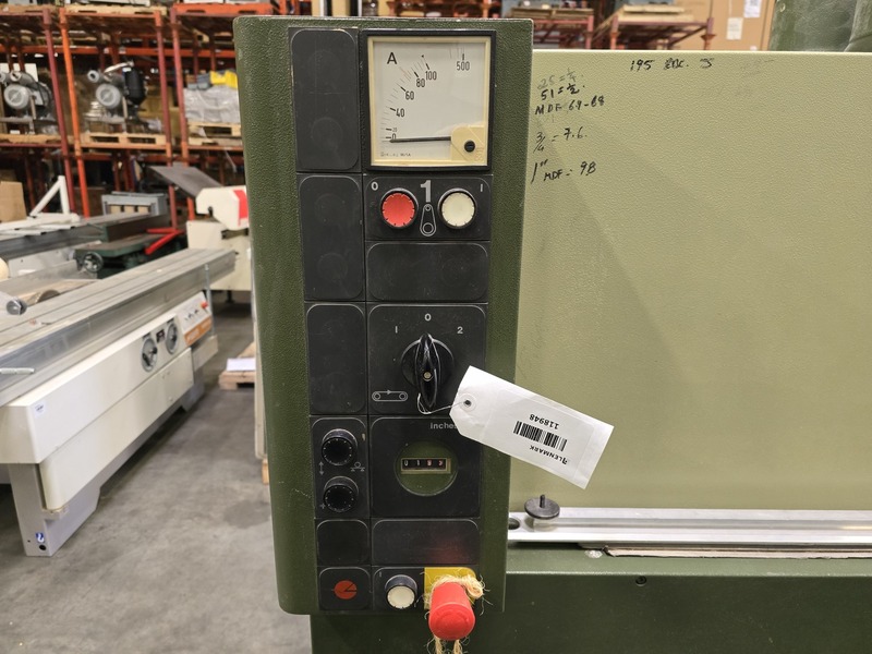 36" SCMI #UNO-RCS, 2 head wide belt sander, 10 HP - Image 8