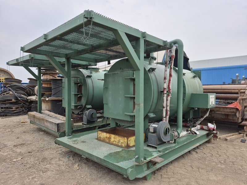 Ketek #CY-100-CA, cyclonator incinerator, dual chamber, controlled air operation - Image 2