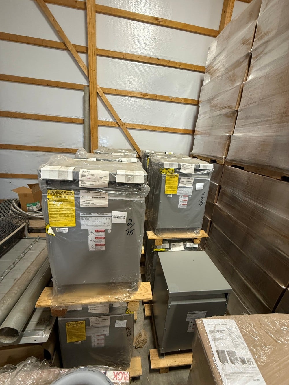 150 KVA 480Y/277 Primary, 415Y/240 Secondary, Powertran Dry-Type Transformer, Never Energized - Image 2