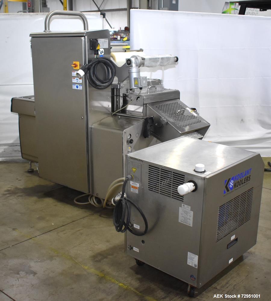 Multivac #T-300, Tray Sealing Machine, 500mm Film Width, 12-30 PPM, R-134A, 220 V., on casters, 2017 - Image 3