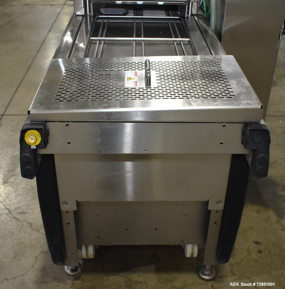 Multivac #T-300, Tray Sealing Machine, 500mm Film Width, 12-30 PPM, R-134A, 220 V., on casters, 2017 - Image 7