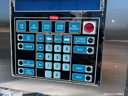 Doboy #Microtronic, Horizontal Flow Wrapper, 2-Up Head Seal Jaw, Stainless Steel, 220 V. - Image 5