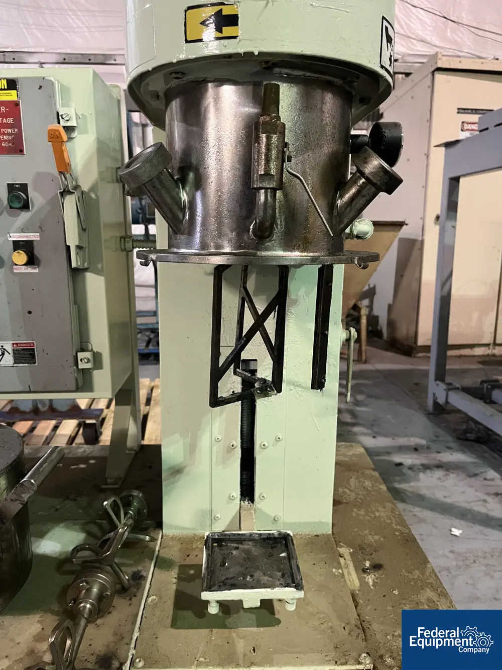 1 gallon Jaygo #TDPM-5, Double Planetary Mixer, Stainless Steel, 1.1 kw, 460 V., jacketed bowl, 2004 - Image 6