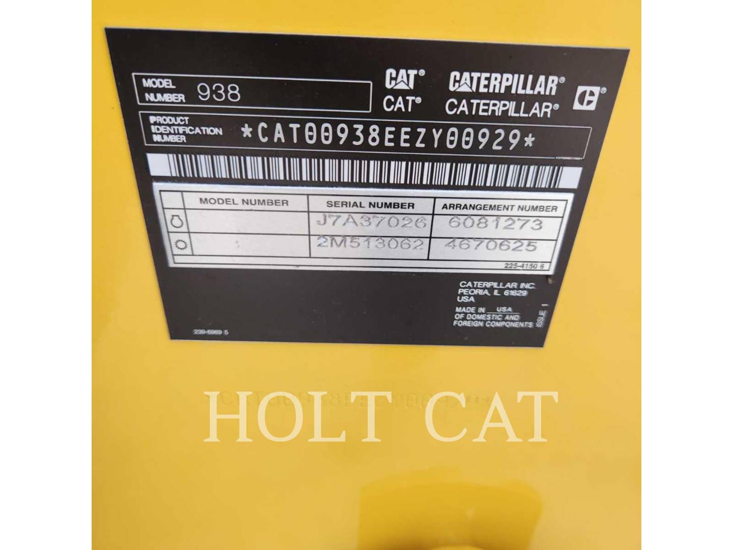 Cat 938 QC, Wheel Loader, 2468 hours, S/N: EZY00929, 2024 - Image 6