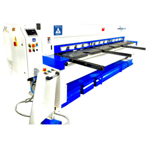 Primeline #M-Series, Mechanical Guillotine Shears, NC Controlled, for 14-10 gauge Shearing, 29.5" Backgauge - Image 1