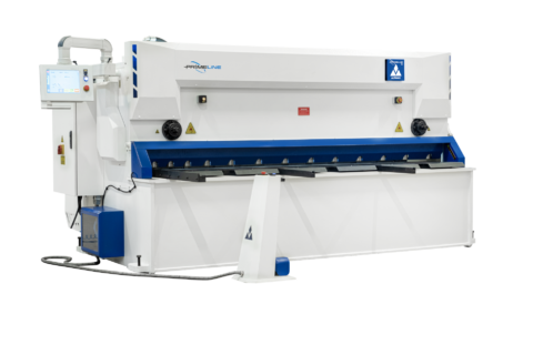 Primeline #V-Series, Variable Rake Angle Hydraulic Shears, CNC Controlled, 8' x 1/4" to 20' x 1/2" capacity - Image 1