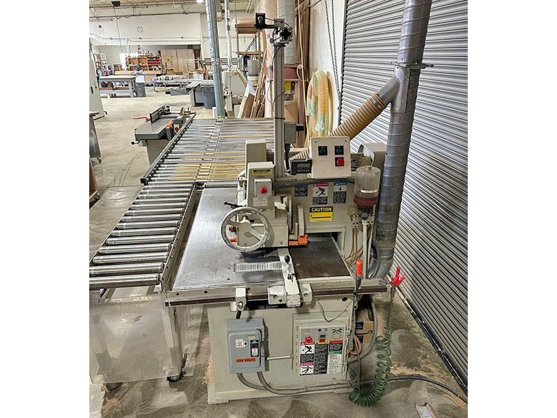 Diehl #ESL-20, straight line rip saw, 16" blade diameter, Thomas 60X144X5 return table, 2000 - Image 2