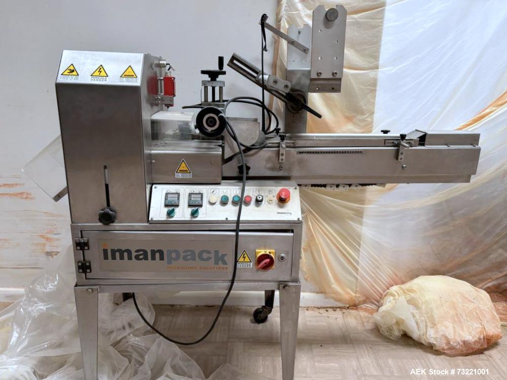 Imanpack #Minimicropac, Flow Wrapper, 40 BPM, 0.4-6" width x 0.2-3" H x 5-10" L, 400 V., 2005 - Image 1