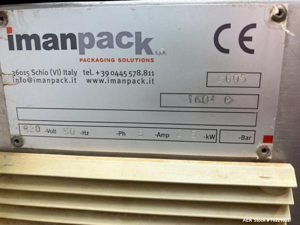 Imanpack #Minimicropac, Flow Wrapper, 40 BPM, 0.4-6" width x 0.2-3" H x 5-10" L, 400 V., 2005 - Image 3