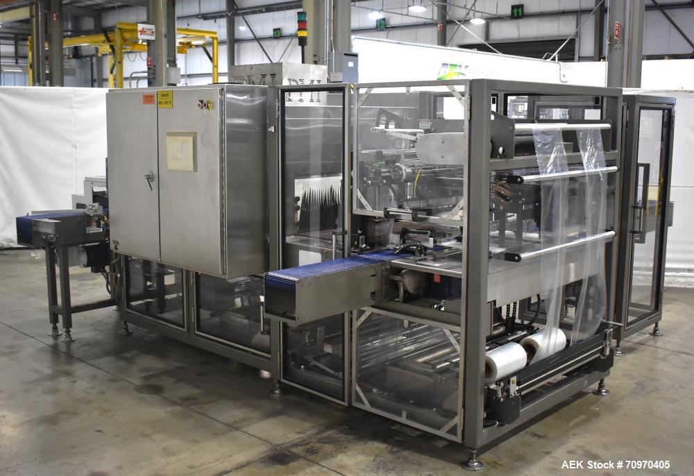 PMI #GR-35D, dual lane multi-pack shrink bu, 15-20 CPM, Integrated Shrink Tunnel, 20" film diameter, AB SLC - Image 5