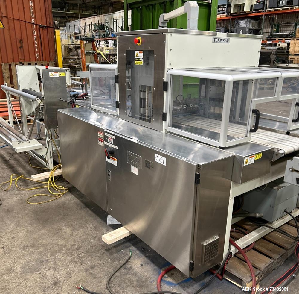 Texwrap #1809, Shrink Bundler w/ 1322 Tunnel, 24" width Seal x 9" H, 140 FPM, Dual Chamber, Touchscreen HMI - Image 1