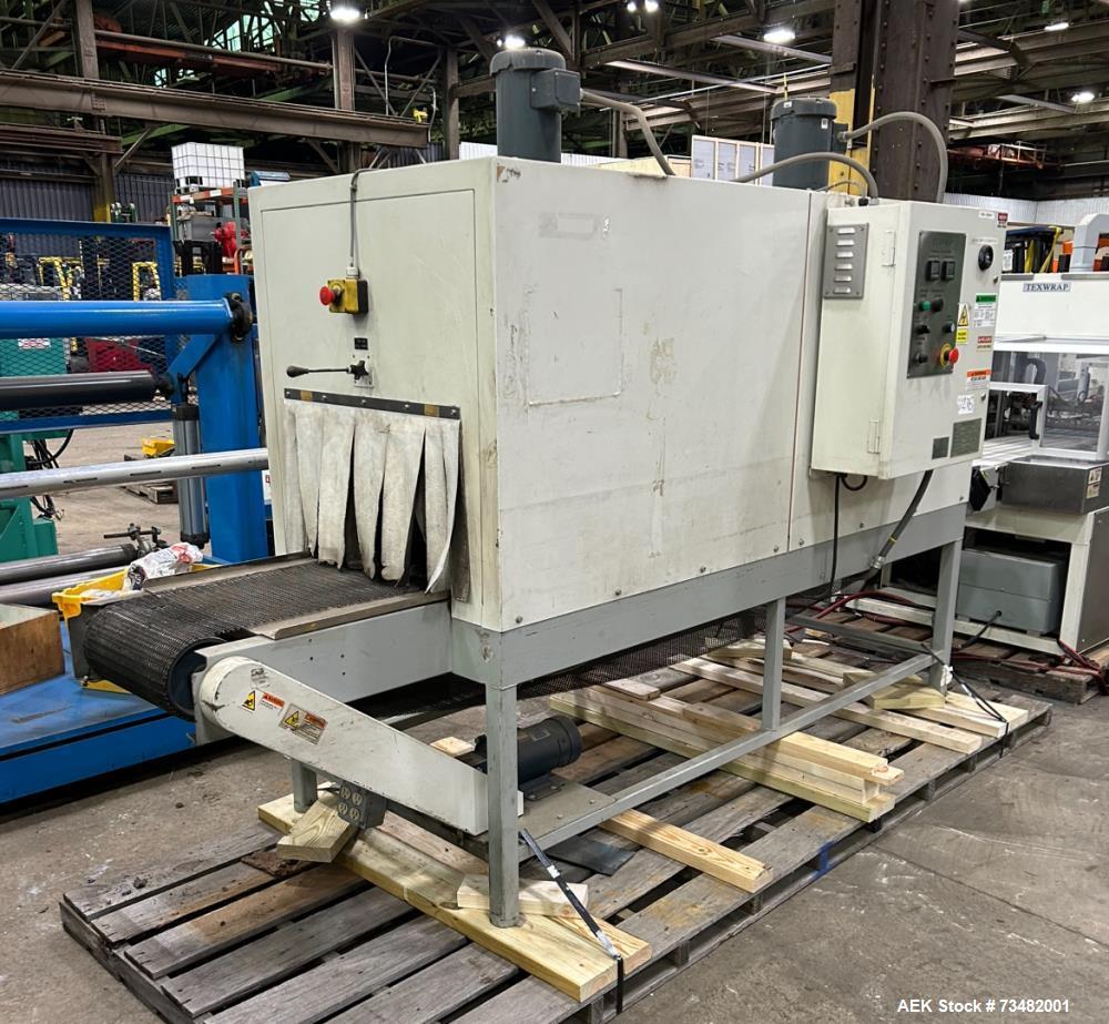 Texwrap #1809, Shrink Bundler w/ 1322 Tunnel, 24" width Seal x 9" H, 140 FPM, Dual Chamber, Touchscreen HMI - Image 3