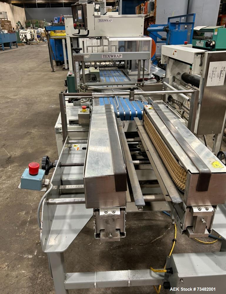 Texwrap #1809, Shrink Bundler w/ 1322 Tunnel, 24" width Seal x 9" H, 140 FPM, Dual Chamber, Touchscreen HMI - Image 4