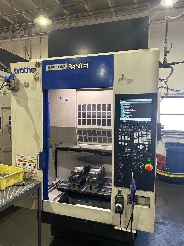 Brother #Speedio-R450X1, CNC vertical machining center, 22 automatic tool changer, 17.7" X, 12.6" Y, 12" Z - Image 1