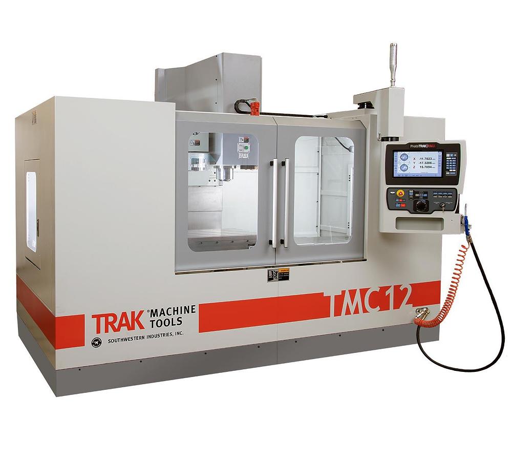 Trak #TMC12, toolroom maching center, 16 automatic tool changer, 50" X, 27" Y, 25" Z, 8000 RPM, #40, 23.62" x - Image 1