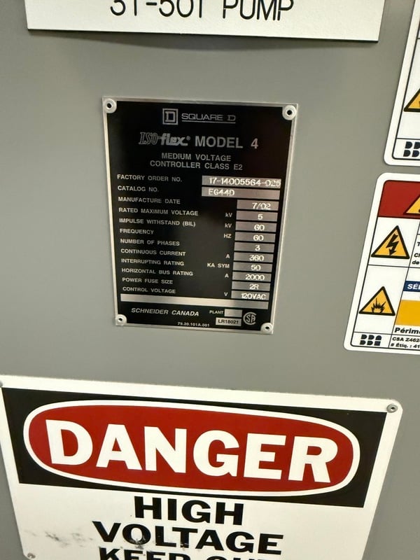 Square D, Iso-Flex #4, switchgear lineup with main tie breaker, 5 KV, 2002 - Image 6