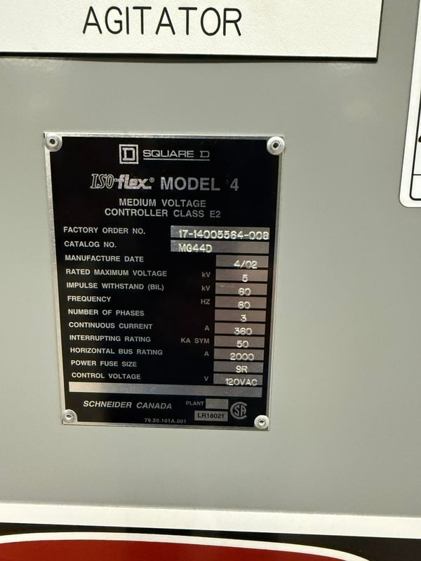 Square D, Iso-Flex #4, switchgear lineup with main tie breaker, 5 KV, 2002 - Image 8