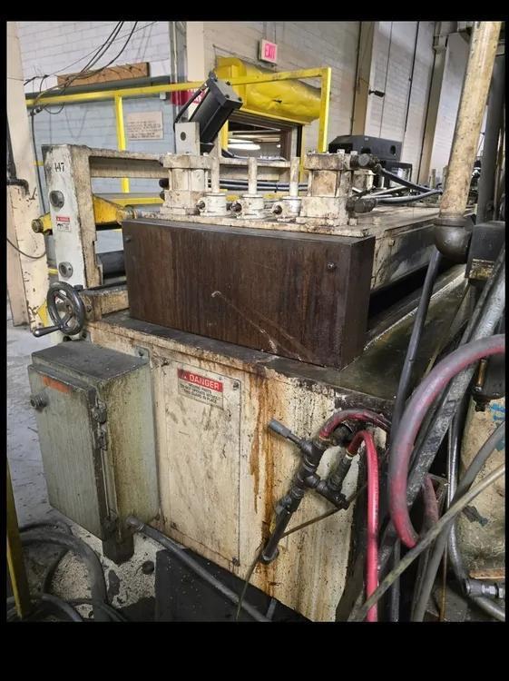 48" x .075" Coe Press Equipment #CPFS-300-48, servo feeder / straightener, air operated pilot release, peeler - Image 4