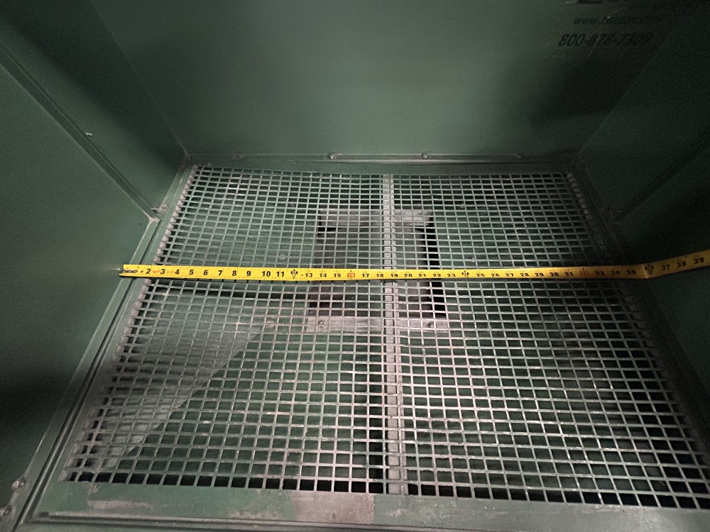36" Long x 24" Deep Portable Downdraft Table, Bisco #SPC-1600, bench unit, reconditioned - Image 7