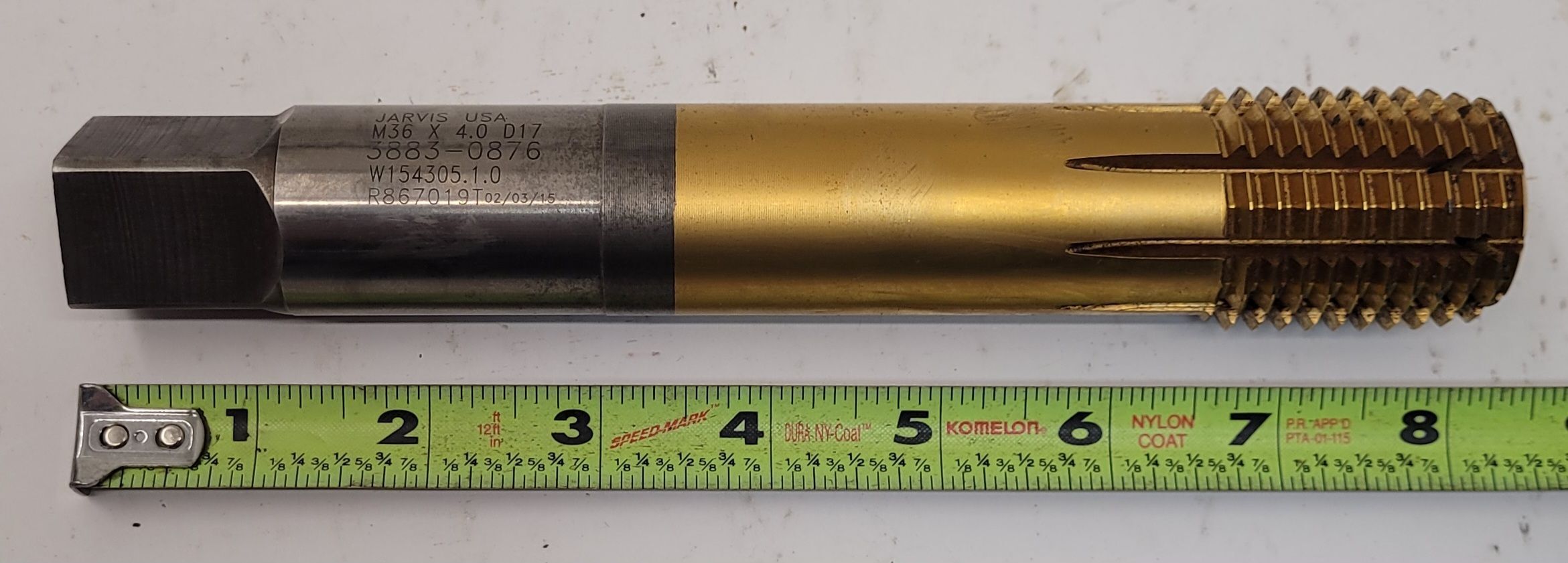 Jarvis USA, M36 x 4.0 D17 tap - Image 1