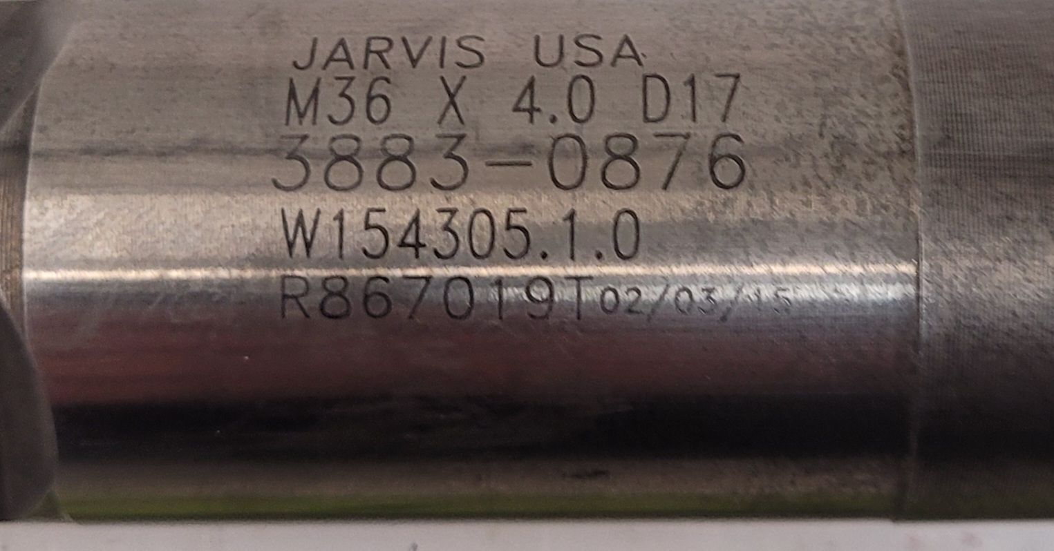 Jarvis USA, M36 x 4.0 D17 tap - Image 2