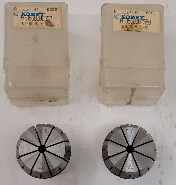 Komet A33560000550 ER 40 Collet - Size 5.5-5 - Set of 2 - Image 4