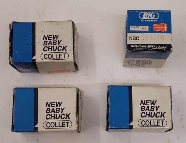BIG Daishowa NBC 20-10 Class AA Collets - Set of 4 - Image 3
