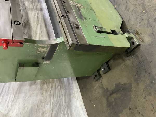 135 Ton, Cincinnati #135CBx10, hydraulic press brake, 12' overall, 126" between housing, 8" stroke, 20 HP - Image 5