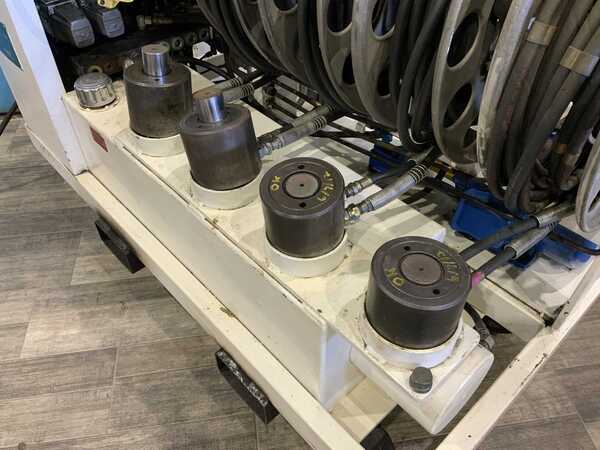 Modern Hydraulics, unified hydraulic jacking system, 40 ton, 4 jacks, push button controls, portable on - Image 10