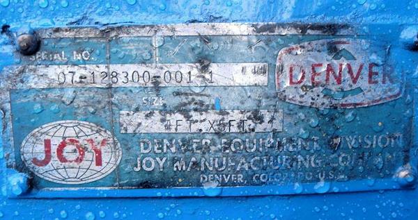 4' x 5' Denver, Ball Mill - Image 3