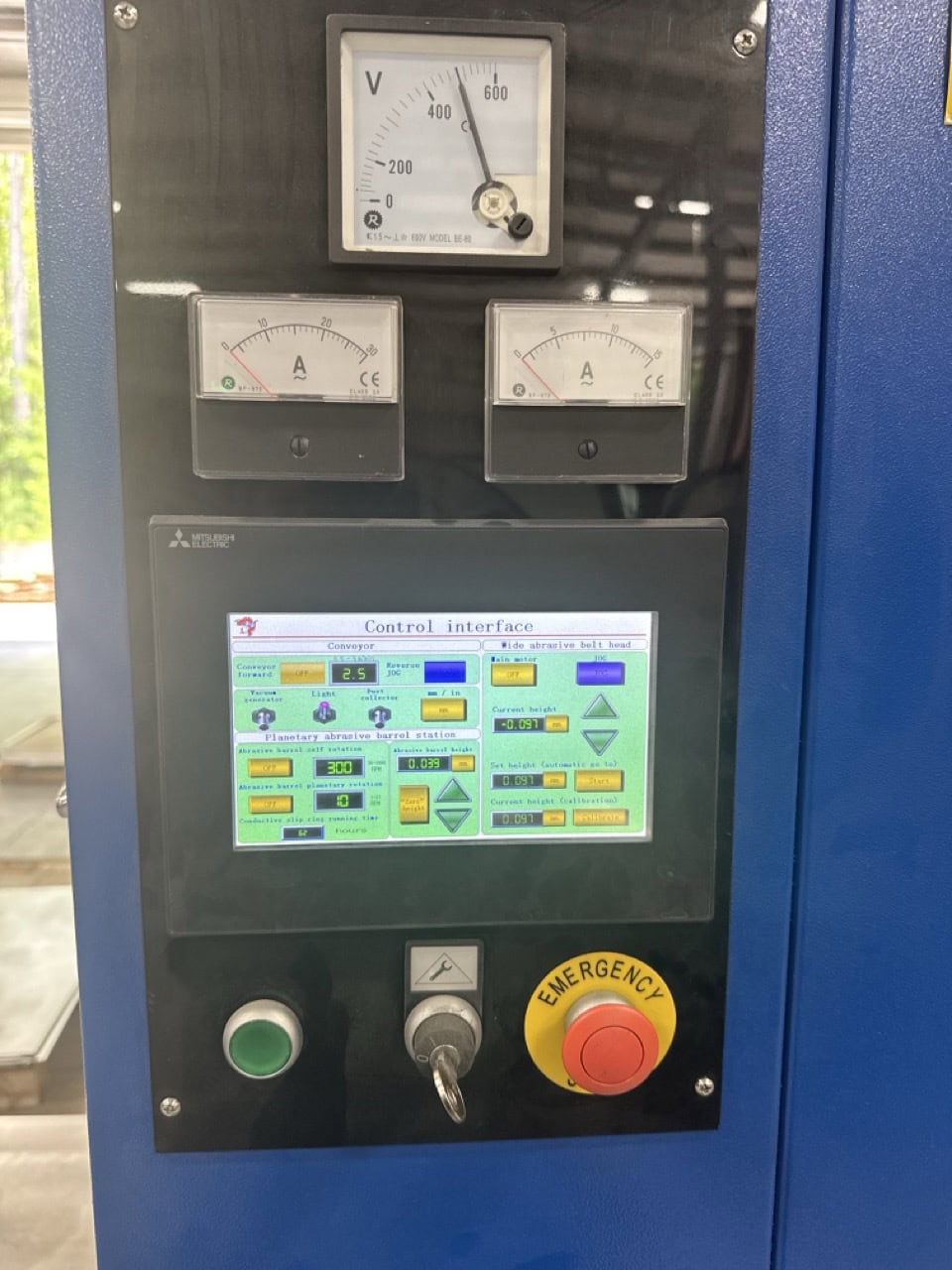 RMT #Jonsen-SGP800, deburring machine, 31.5" work width, 2.6-16.4 FPM, w/ edgebanding, 2011 - Image 4