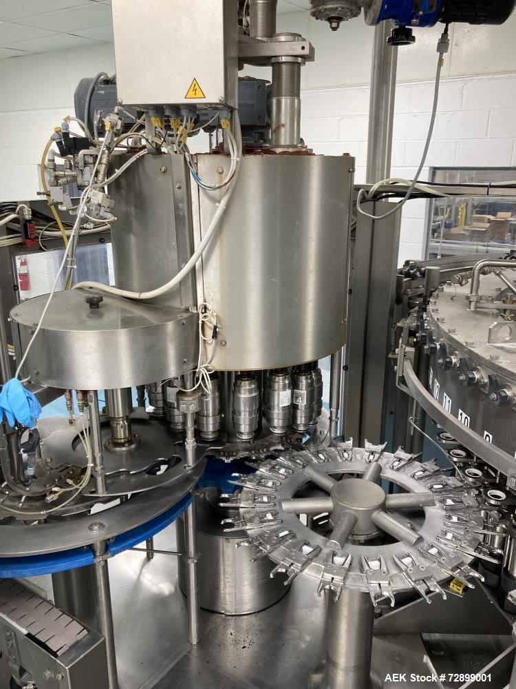 Worldtec #60-15, Monoblock Filler Capper, 60 head fill, 15 head capacity, hot fill, 38mm caps - Image 4