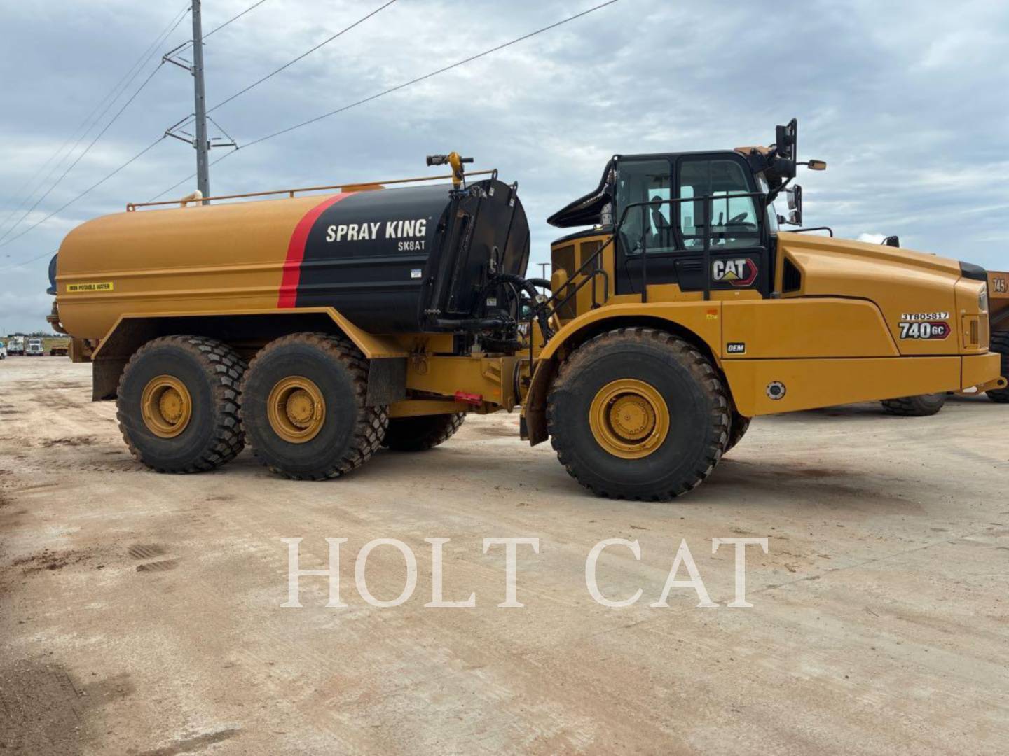 Caterpillar W00 740, Water Truck, 1719 hours, S/N: 3T805817, 2024 - Image 2