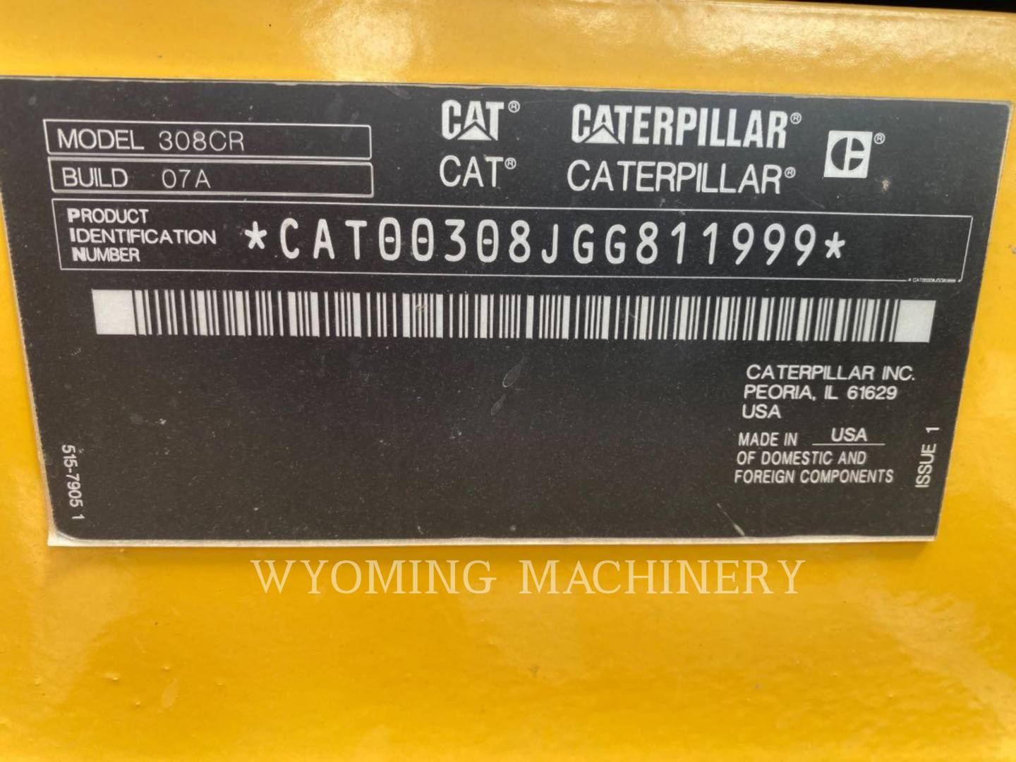 Caterpillar 308, Crawler Excavator, 25 hours, S/N: GG811999, 2025 - Image 6