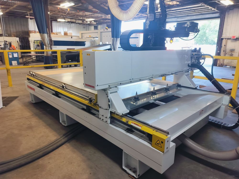 Thermwood #M45-612, CNC router, 6' x 12' table, 12 HP HSD spindle, 3000-24000 RPM, 2021 - Image 2