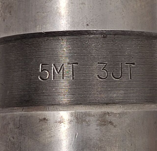 Jacobs 36-3 Taper Ball Bearing Chuck w/ 5MT 3JT Sleeve - Image 5