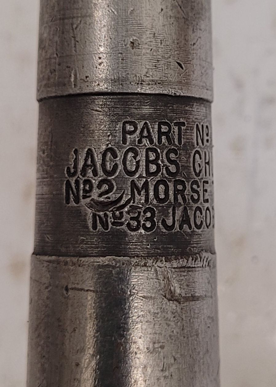Jacobs #6A, ball bearing drill chuck, #33 Jacobs taper, 2MT chuck arbor - Image 3