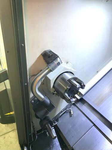 Daewoo Doosan #Lynx-2100A, cnc lathe, w/ Denso Robot Loader, 23" swing, 13.8" diameter x 13" max, 6" chuck - Image 3