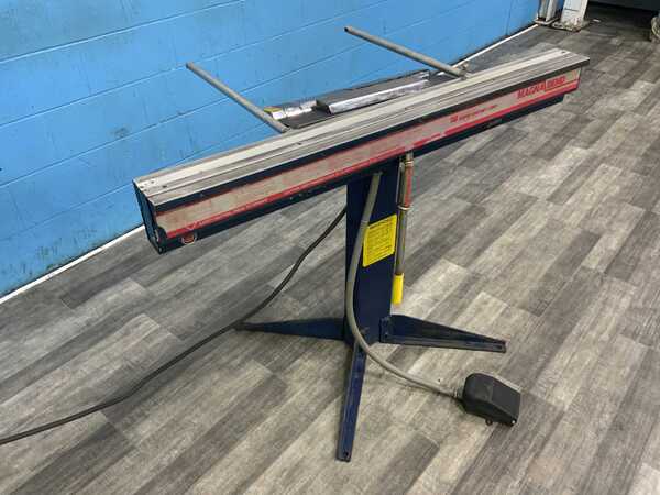 18 gauge x 4' Roper Whitney Magnabend #MBB4181, brake, back gauge, clamping keepers - Image 8