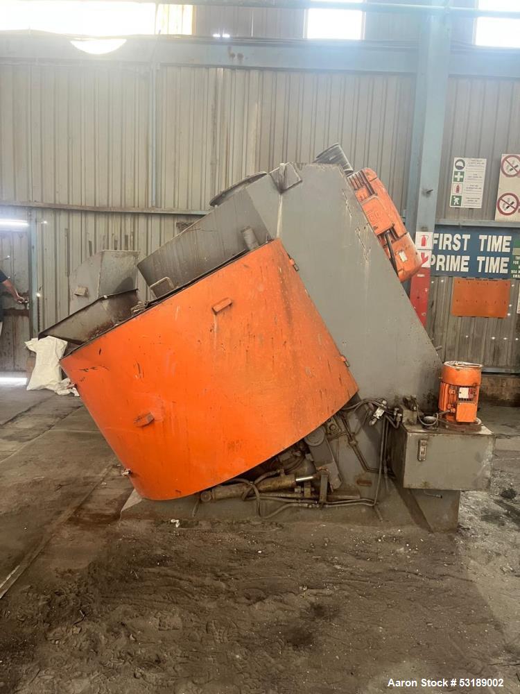 Eirich #RV-15, Muller Mixer, 750L, 1200 kg Capacity, 75 HP Tool, 304 Stainless Steel - Image 1