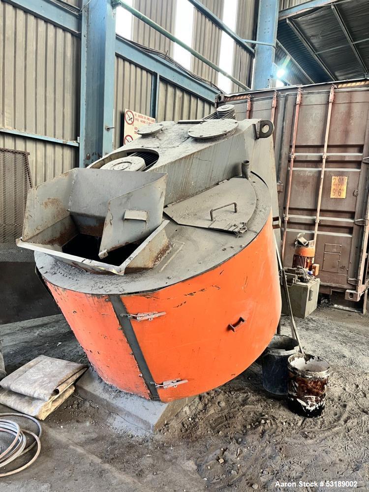 Eirich #RV-15, Muller Mixer, 750L, 1200 kg Capacity, 75 HP Tool, 304 Stainless Steel - Image 2