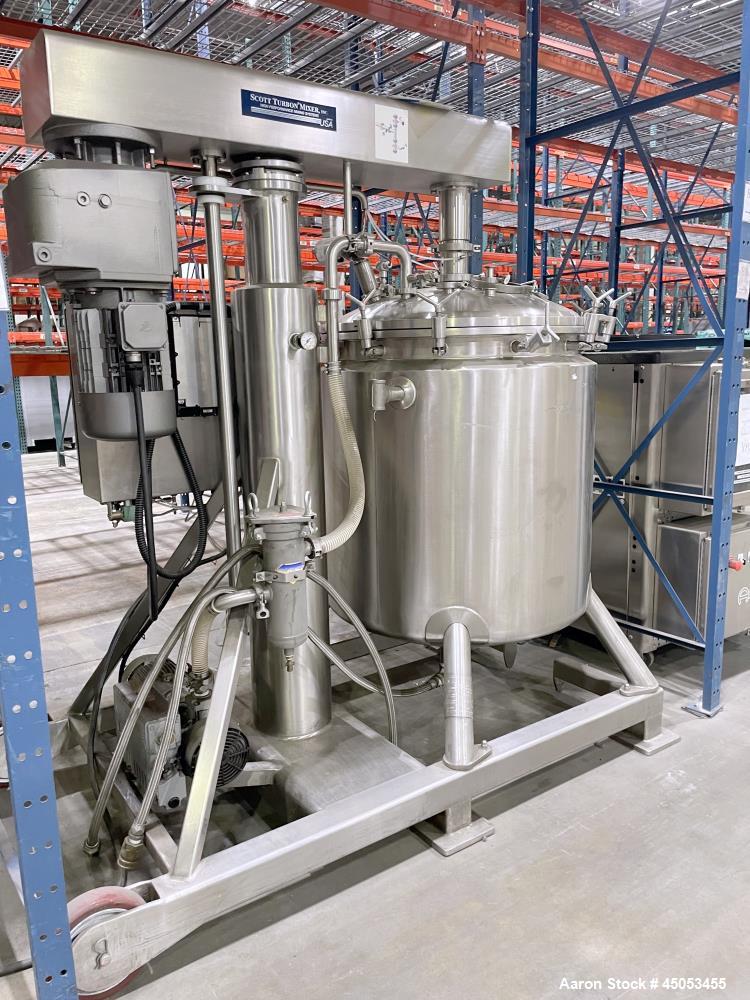 Scott #HRSCR-HLK, Vacuum Mixing System, Stainless Steel, 35.7" diameter x 38.4" straight side, dish top & - Image 3