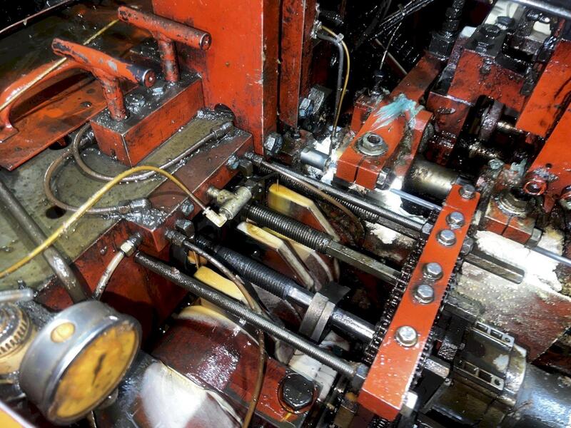 3/8" x 2.9" National Formax #FX33M, medium stroke, 3 die, progressive header, 300 PPM, 1990 - Image 9