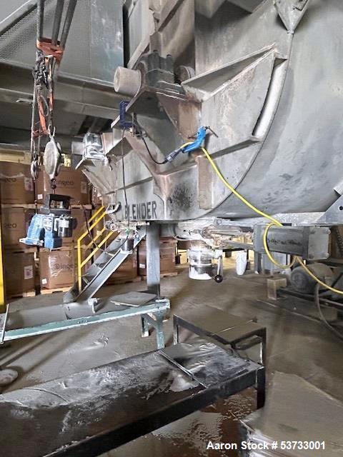 Dual Shaft Ribbon Blender, Stainless Steel, 2x 100 HP, 200 HP, 480 V., 2x 8" bottom outlets, 20000-25000 lb. - Image 6